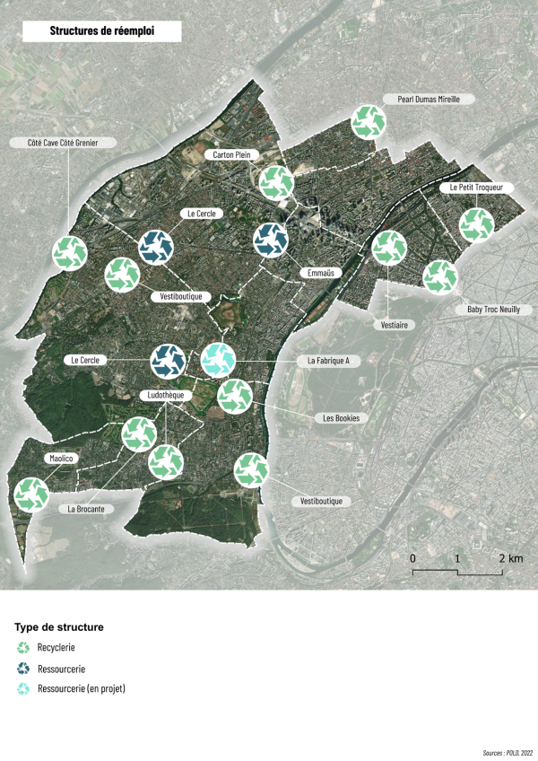 Visuel structures de réemploi